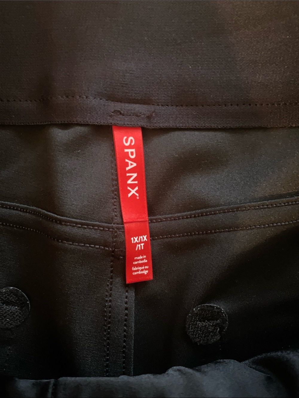 Spanx NWT black faux leather pull on pants size 1XL - Picture 6 of 7